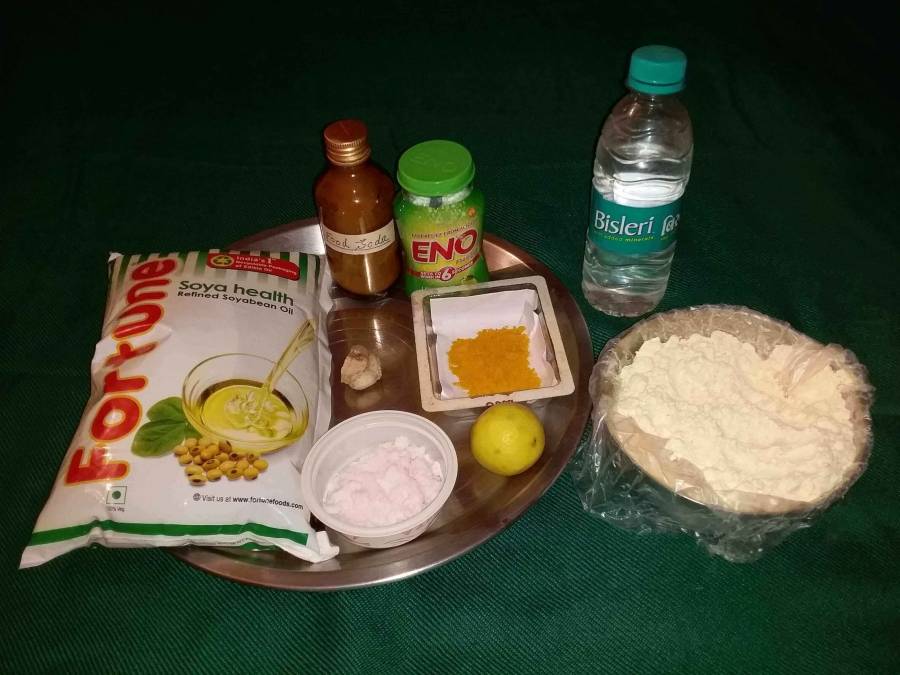  ti
Ingredients for making Dhokla (Main Ingredients).