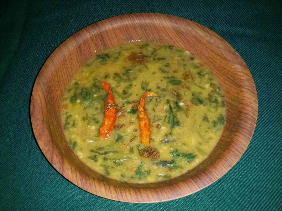  ti
Dal Palak prepared by using Dal Palak Recipe.