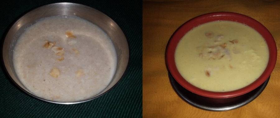  ti
Smooth Rabri (left) & Lachha Rabri (right) prepared by using Recipe of Rabri.