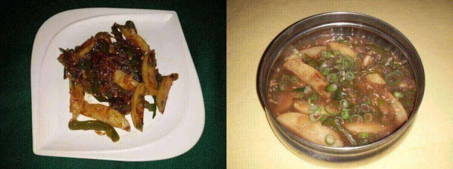  ti
Chilli Potato Dry (left) and Chilli Potato Gravy variety (right) prepared by using Chilli Potato Recipe.