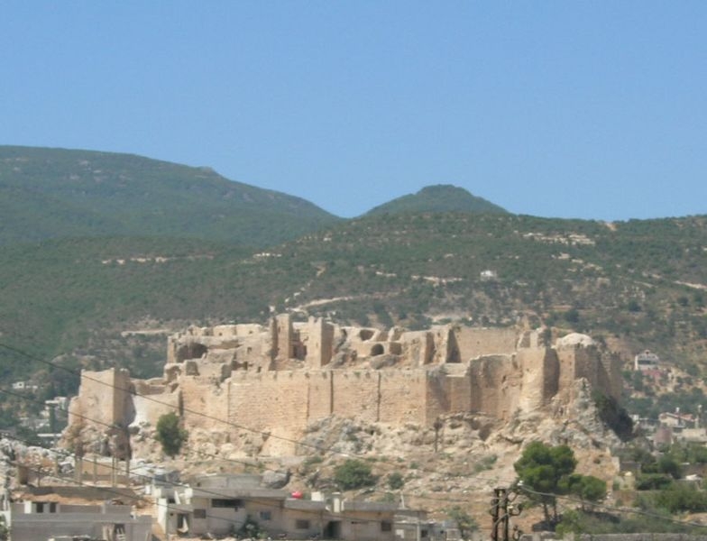 Masyaf Castle  in Syria - It was once the homeland of Assassins