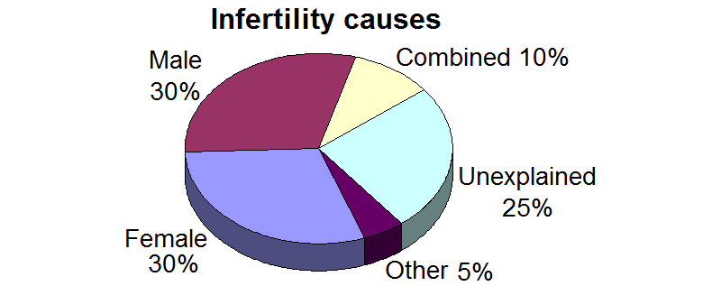 Breakdown of Infertility causes