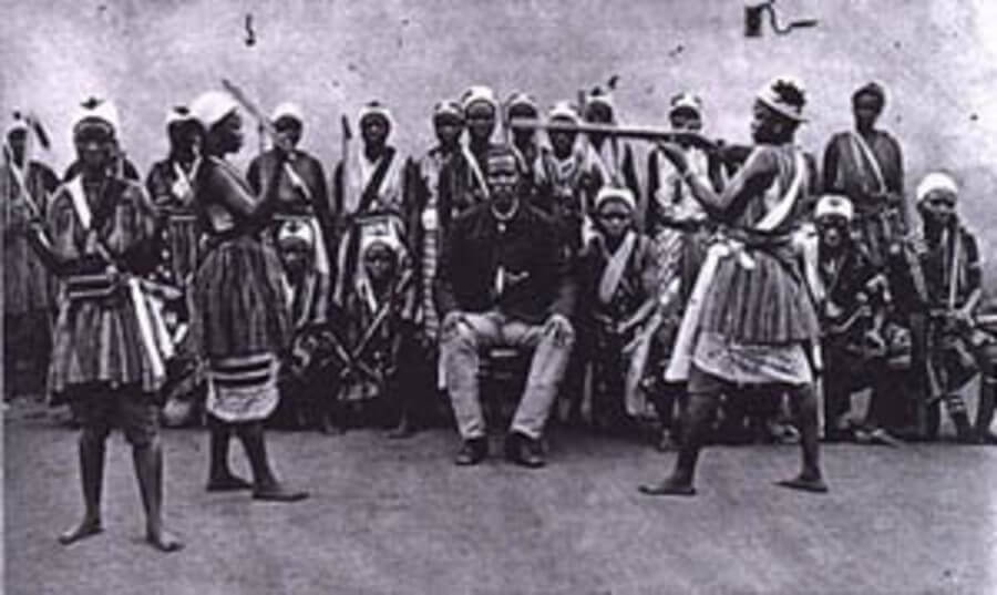 Dahomey Amazon in around 1890.