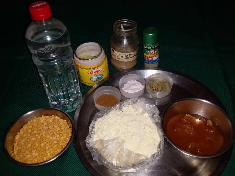 Ingredients for making Puran that are used in Puran Poli Recipe.