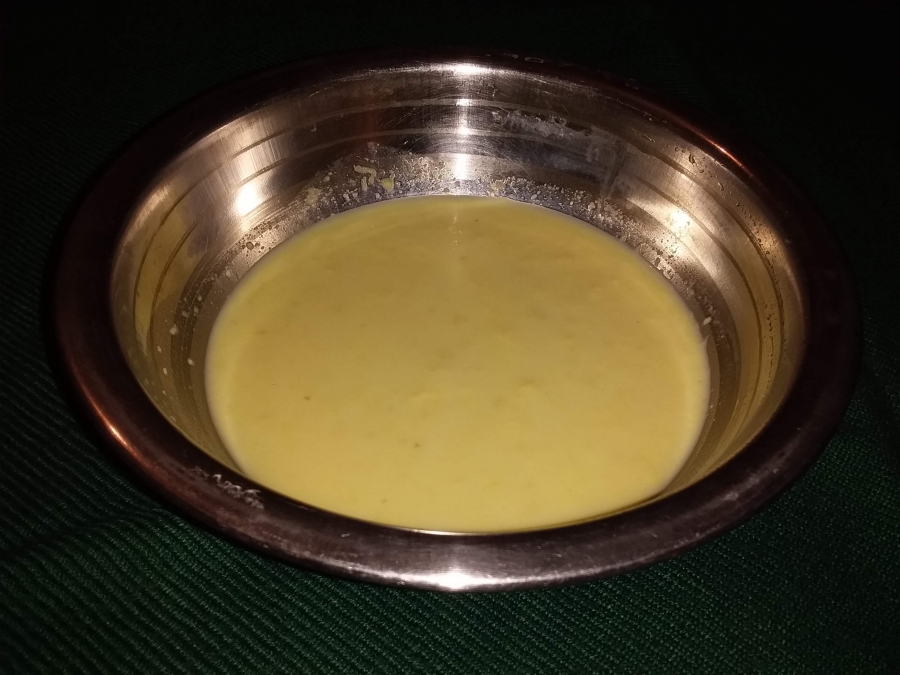 Malai prepared by using Recipe of Rasmalai.