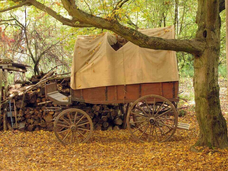 The Bender's wagon was found abandoned just outside city limits of Thayer.