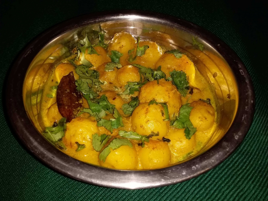 Dum Aloo -The final dish prepared by using Dum Aloo Recipe.