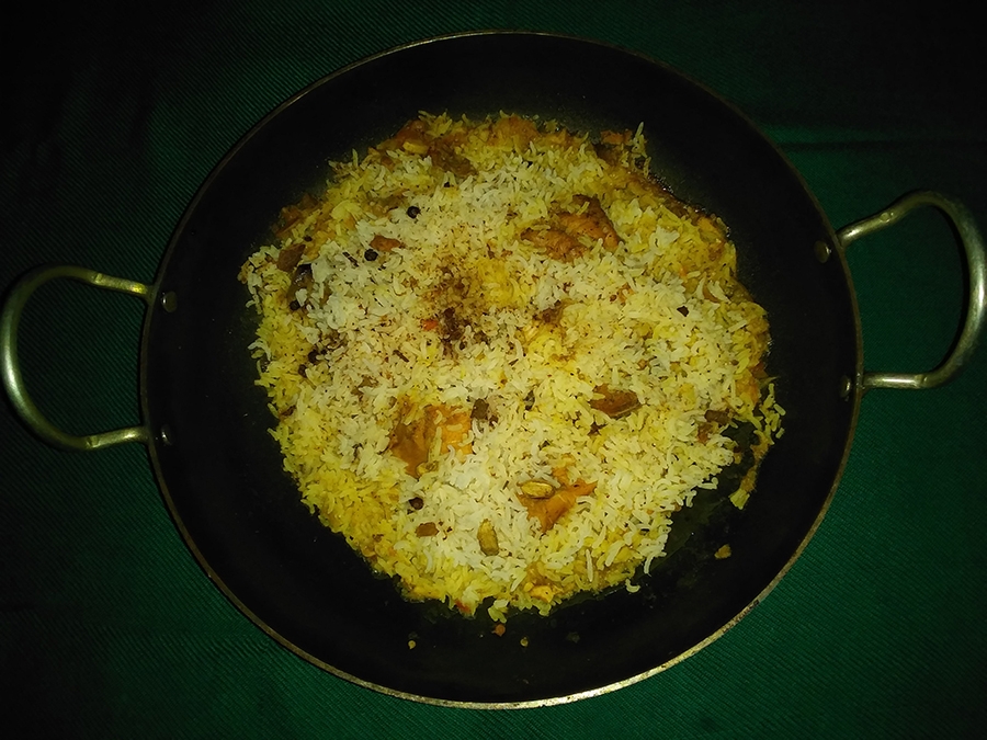 Chicken Biryani - The Final Dish.