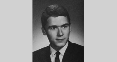 Photo of Ted Bundy as a senior in high school.