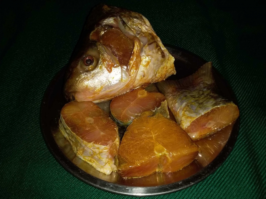 Marinated Fish in Recipe for Fish Curry.