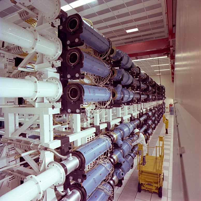 Shiva laser at the Lawrence Livermore National Laboratory in the late 1970's.