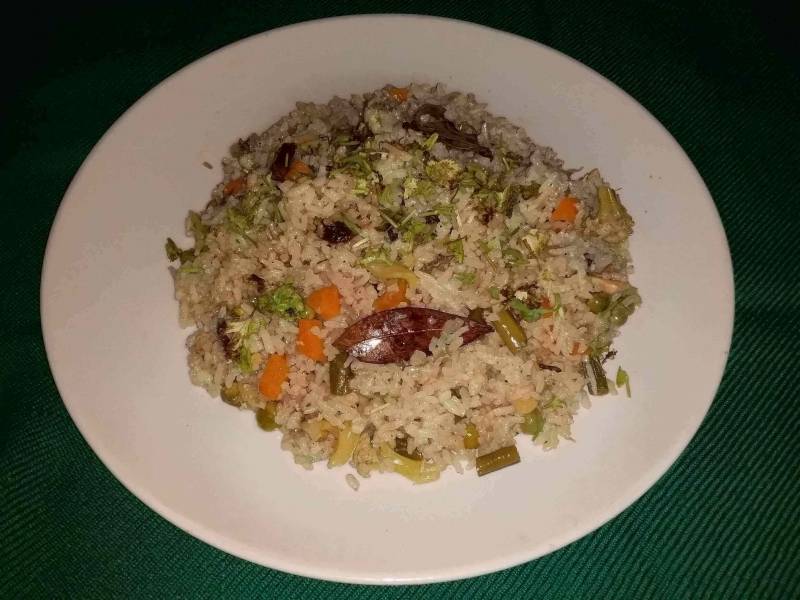 Vegetable Pulao - The final dish prepared by using Vegetable Pulao Recipe.