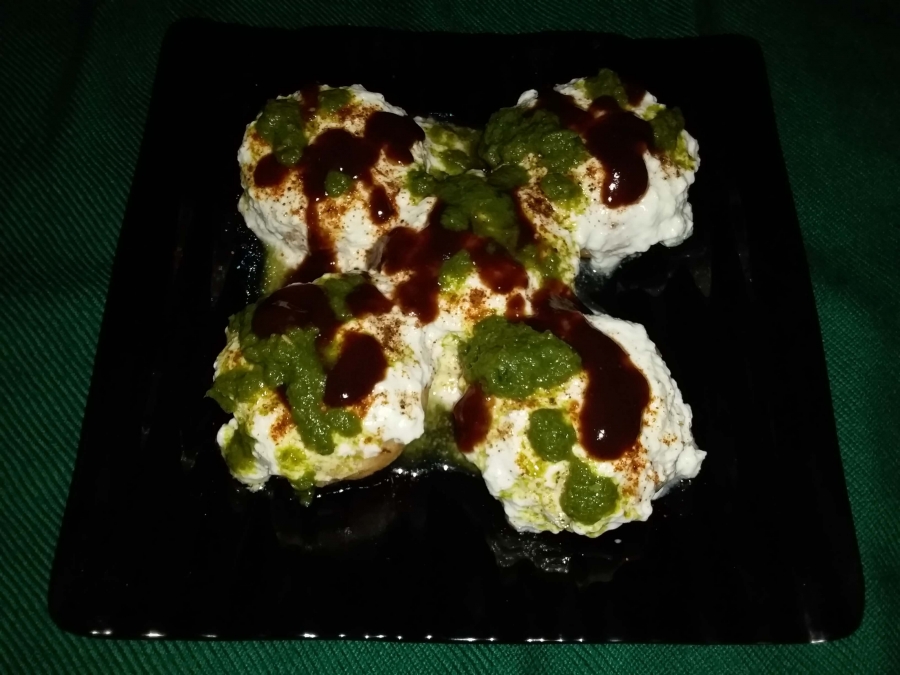 Dahi Vada - The final dish prepared by Dahi Vada Recipe.