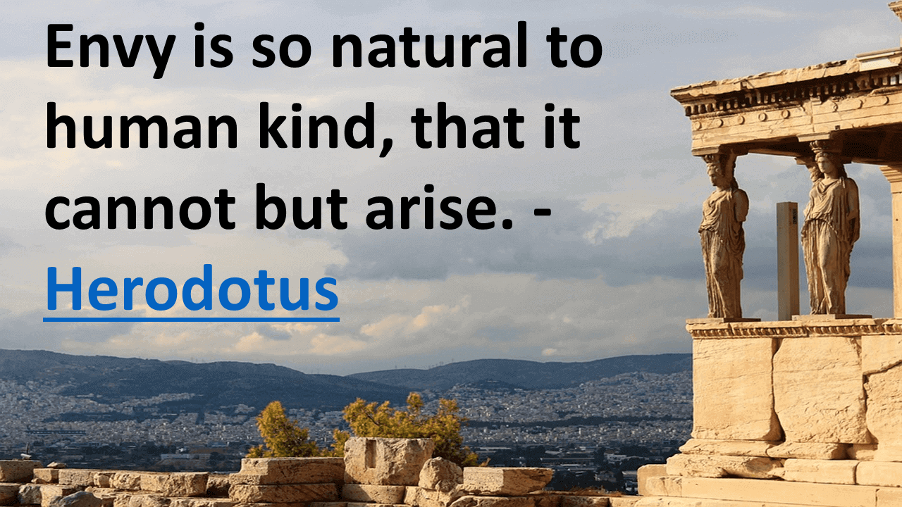 Was Herodotus a victim of other's envy, or he was simply misunderstood.