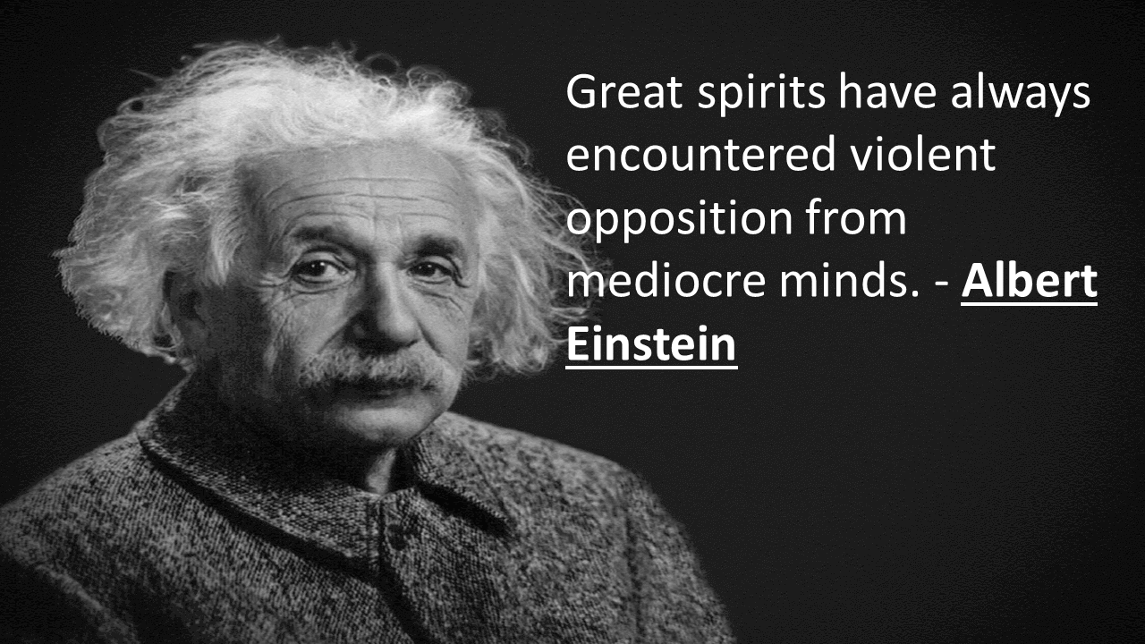 Einstein's Famous Quote.