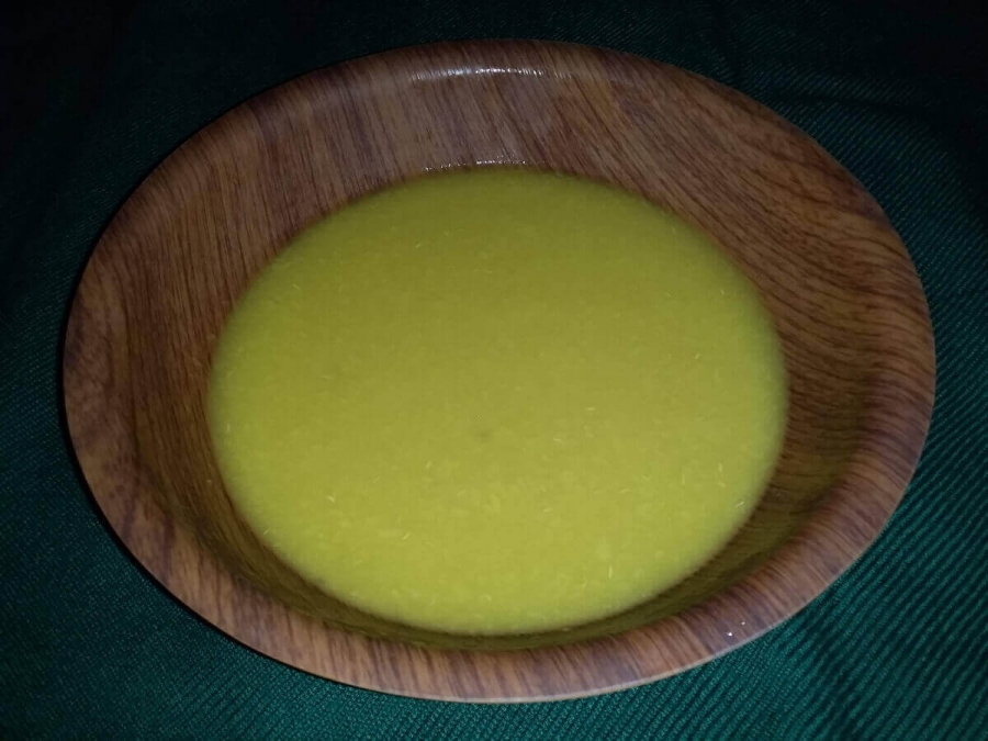 Consistency of Boiled Dal in Recipe for Dal Palak.