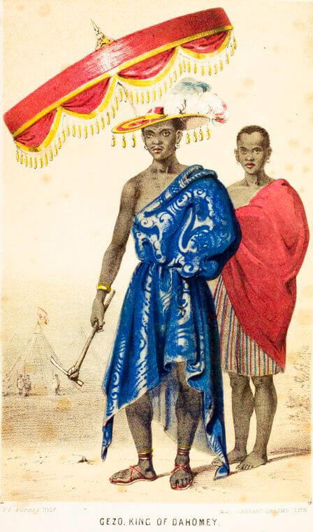 Gezo, King of Dahomey.
