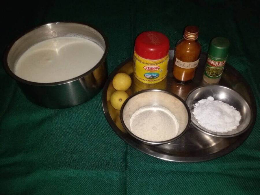Ingredients used in Chenna Poda Recipe.