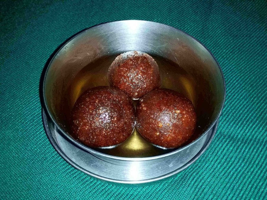 Final dish - Prepared by using Recipe of Gulab Jamun with Milk Powder.