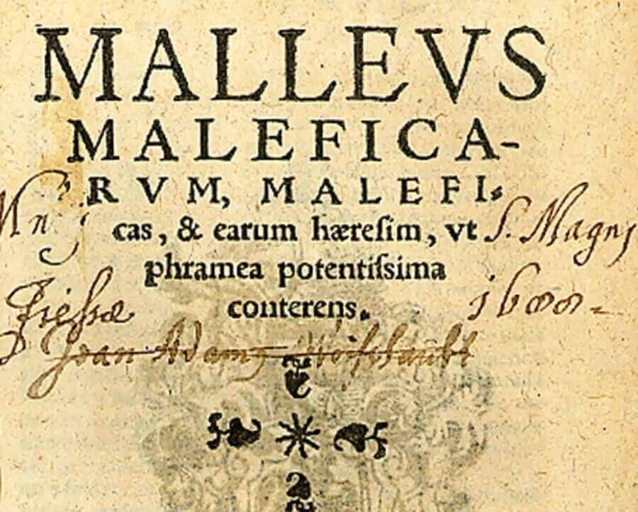 Cover of the seventh Cologne edition of the Malleus Maleficarum, 1520.