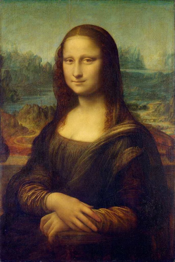 Mona Lisa by Leonardo da Vinci.