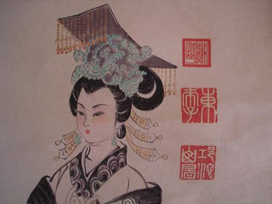 The only crowned female empress in Chinese history, Wu Zetian