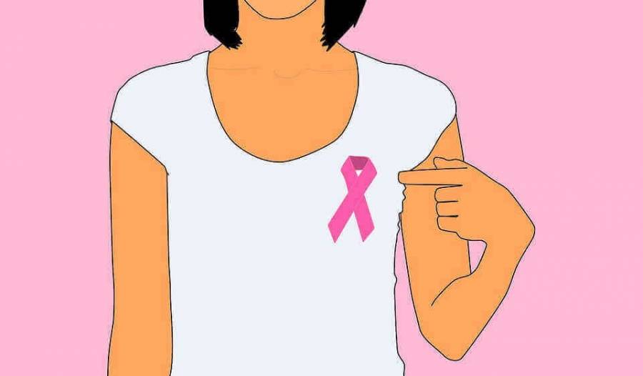 The pink ribbon is an international symbol of breast cancer awareness.