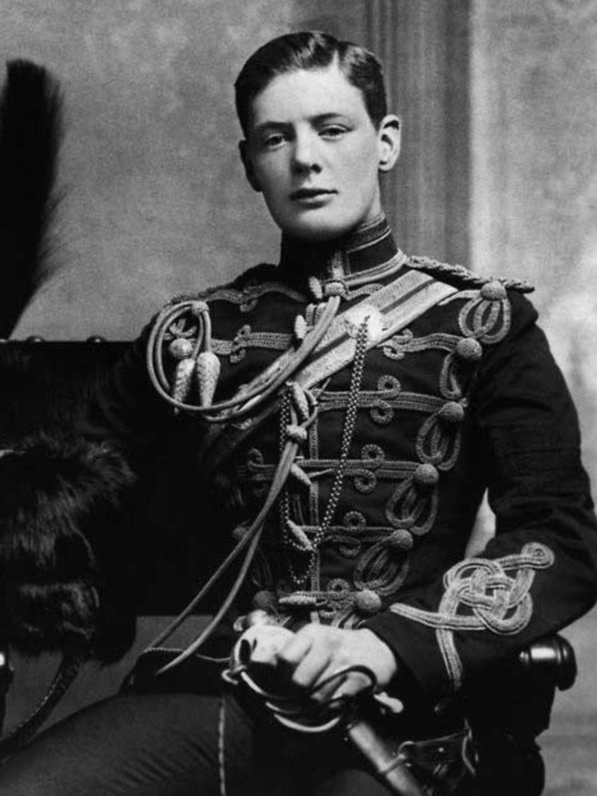 A rare photo of a young Winston Churchill. 1895