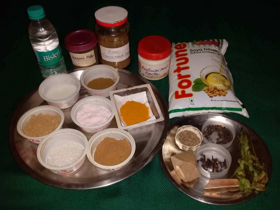 Spices Used in Preparation of Dum Aloo Recipe
