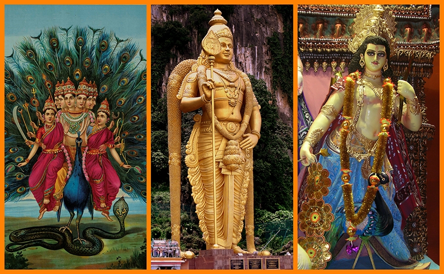 A collage of God-- Kartikeya