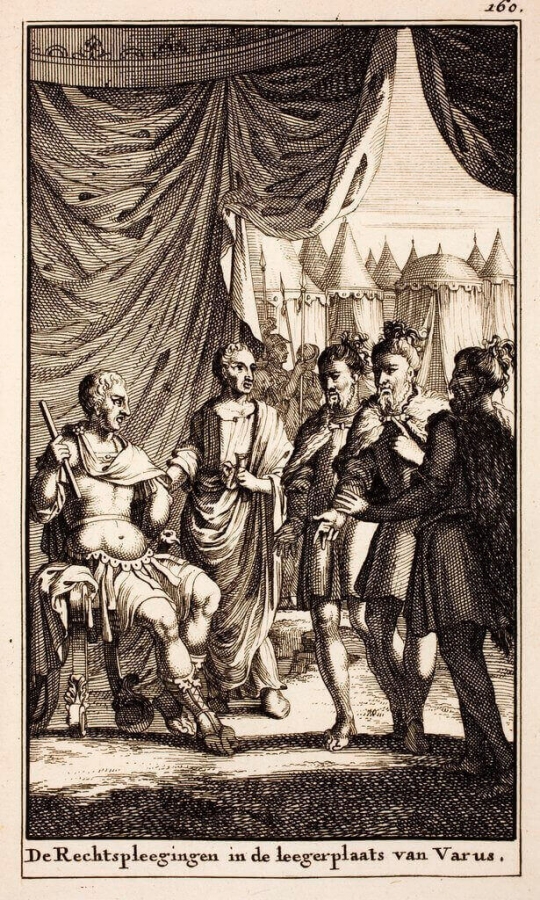 Varus receiving German leaders.