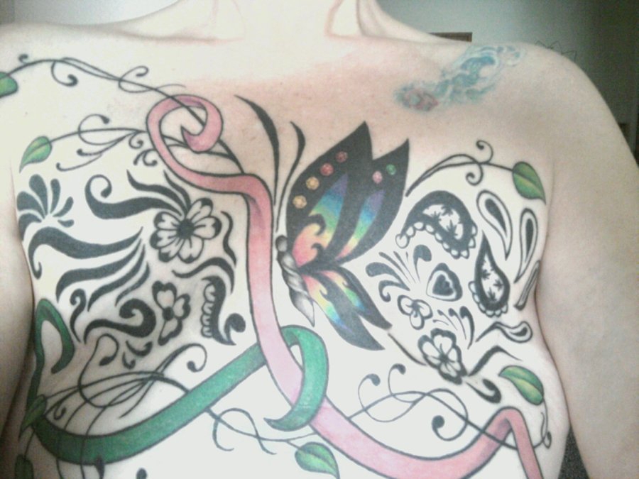 Tattoo over mastectomy scar