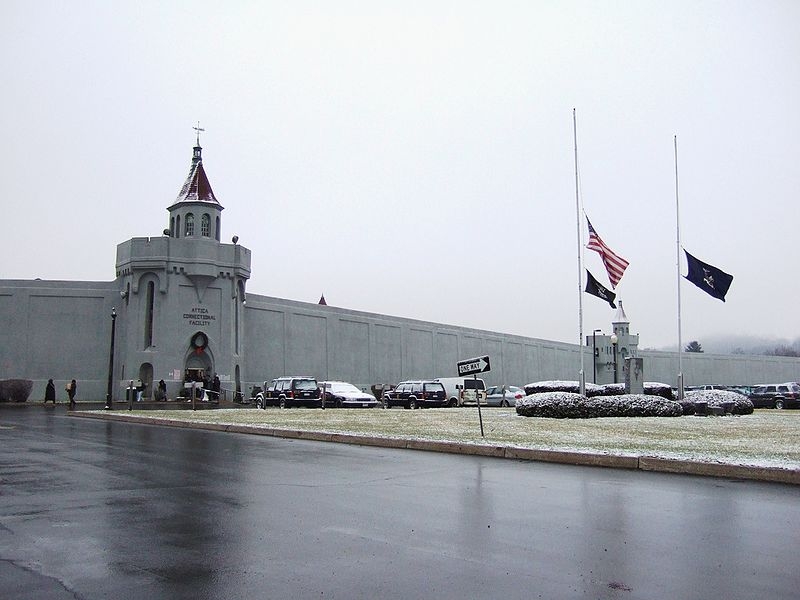 Entrance of the Attica Correctional Facility