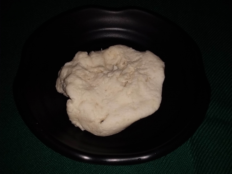 Smooth soft dough used to prepare Gulab Jamun in Recipe of Gulab Jamun with Khoya.