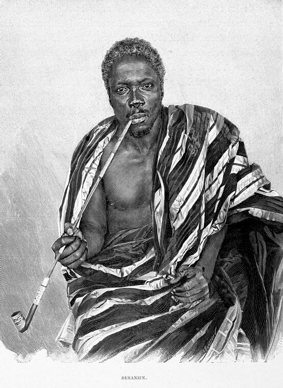 King Béhanzin, c. 1895.