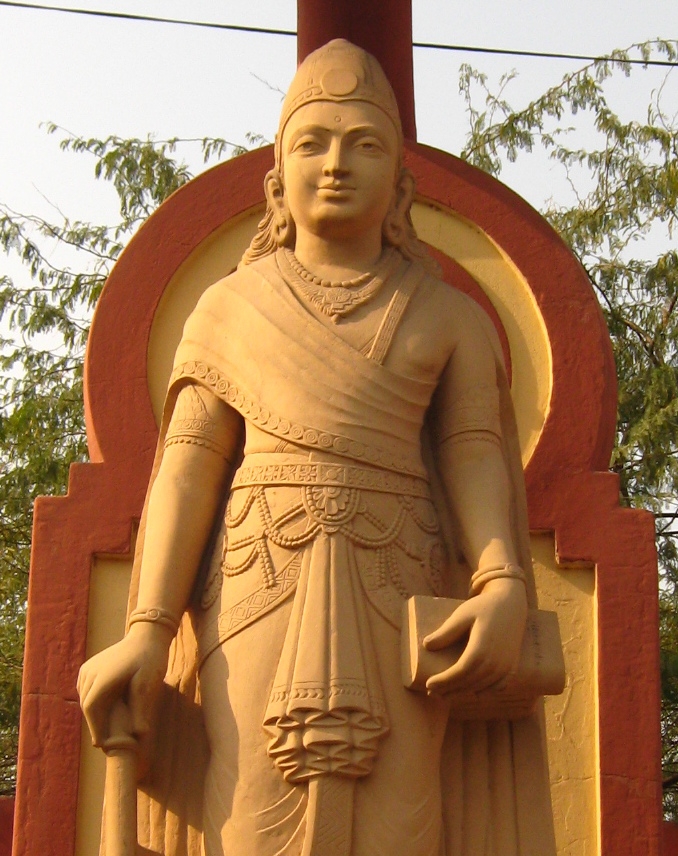 Statue of the great Indian emperor -  Chandragupt Maurya