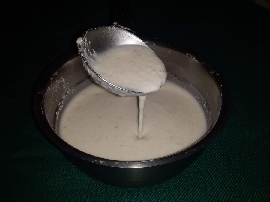 The rice batter as described in Masala Dosa Recipe.