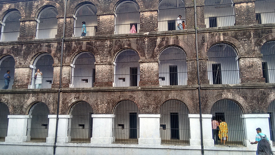 Closer view of Cellular Jail