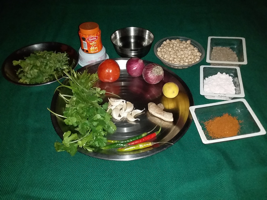 Ingredients for making Chole