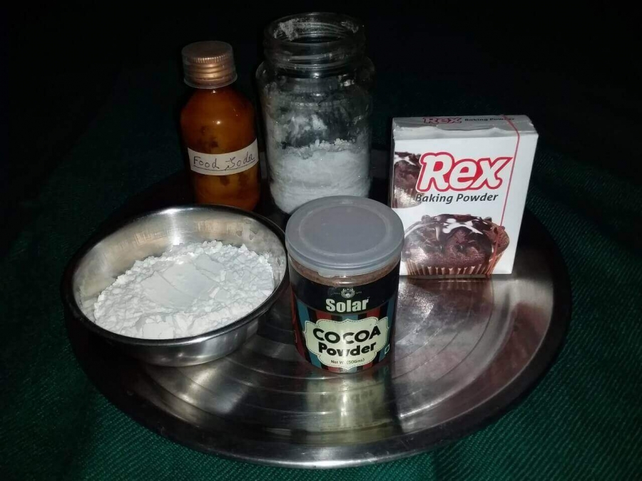 Dry Ingredients Used in Recipe of Mug Cake